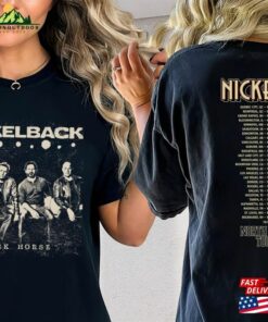 Nickelback With Brantley Gilbert Tour 2023 World Music Merch Vintage Get Rollin T Shirt Unisex 1