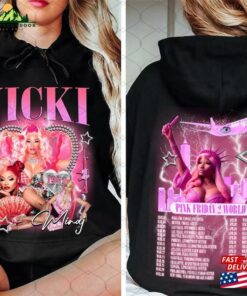 Nicki Minaj Double Sided Shirt Tour 2024 Pink Friday 2 Airbrush Classic Unisex