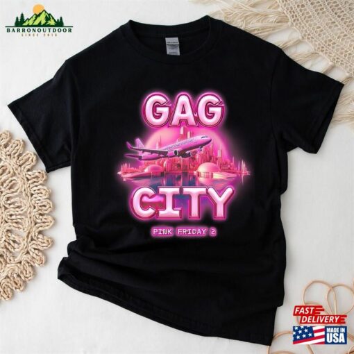 Nicki Minaj Pink Friday 2 Tour Shirt Gag City World Unisex T-Shirt