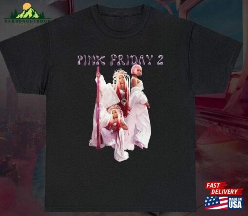 Nicki Minaj Shirt Pink Friday 2 Hoodie Tank Top 2024 Tour T-Shirt Unisex Sweatshirt
