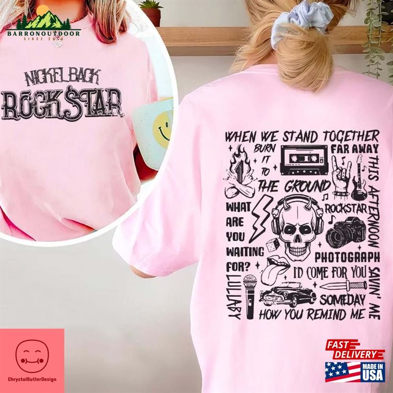 Nickleback Band 2 Sides Unisex T-Shirt Get Rollin Album 2023 Fan Gift Sweatshirt Classic Nickleback Band 2 Sides Unisex T-Shirt Get Rollin Album 2023 Fan Gift Sweatshirt Classic