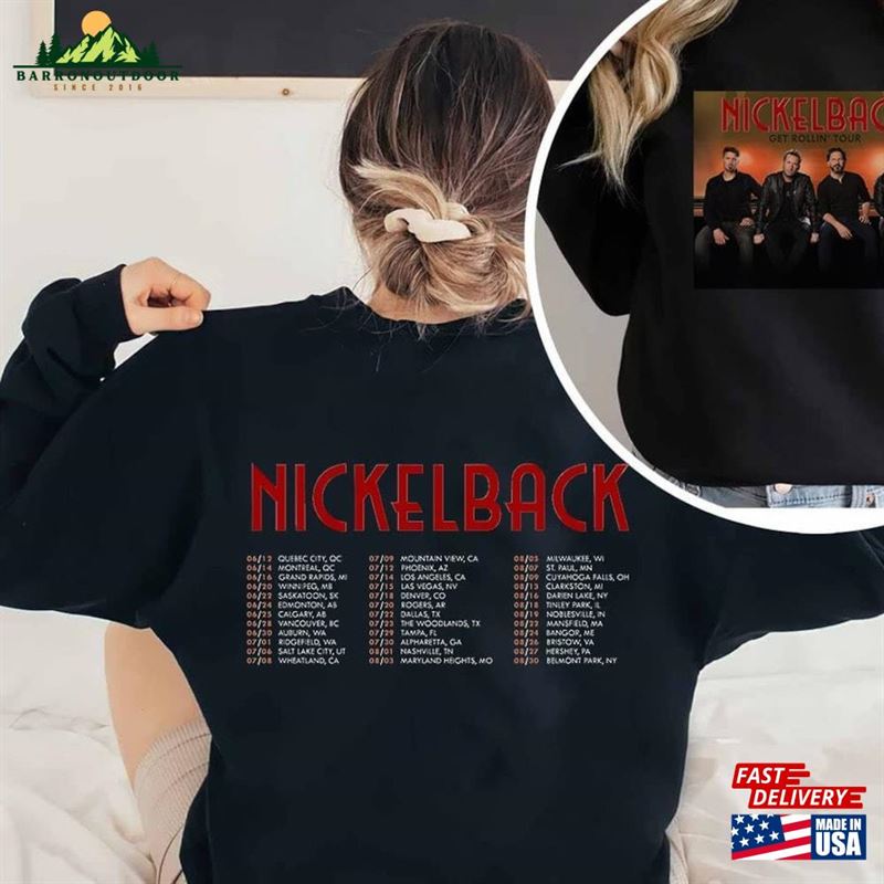 Nickleback Band 2023 Tour Sweatshirt Vintage Nickelback Get Rollin Concert Shirt Hoodie T-Shirt Nickleback Band 2023 Tour Sweatshirt Vintage Nickelback Get Rollin Concert Shirt Hoodie T-Shirt