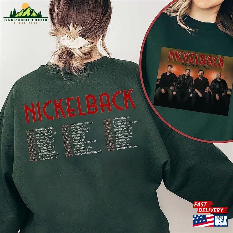 Nickleback Band 2023 Tour Sweatshirt Vintage Nickelback Get Rollin Concert Shirt Hoodie T-Shirt Nickleback Band 2023 Tour Sweatshirt Vintage Nickelback Get Rollin Concert Shirt Hoodie T-Shirt