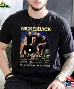 Nickleback Shirt Band Music T-Shirt 28Th Anniversary 1995 Classic Nickleback Shirt Band Music T-Shirt 28Th Anniversary 1995 Classic