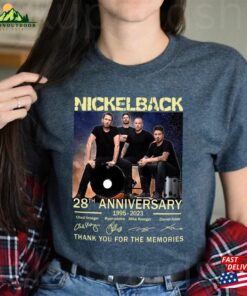 Nickleback Shirt Band Music T-Shirt 28Th Anniversary 1995 Classic