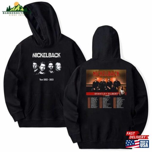 Nickleback Tour 2023 2 Sides Shirt Nickelback Band Concert Unisex T-Shirt