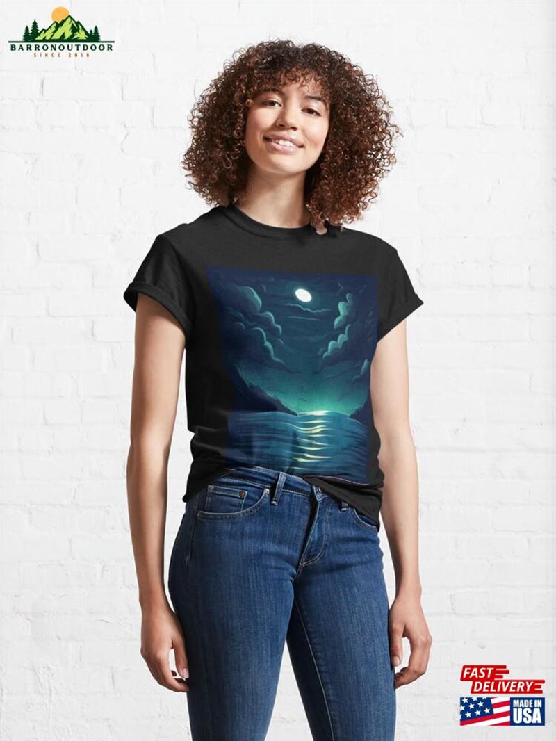 Night At The Ocean Classic T-Shirt Sweatshirt Night At The Ocean Classic T-Shirt Sweatshirt