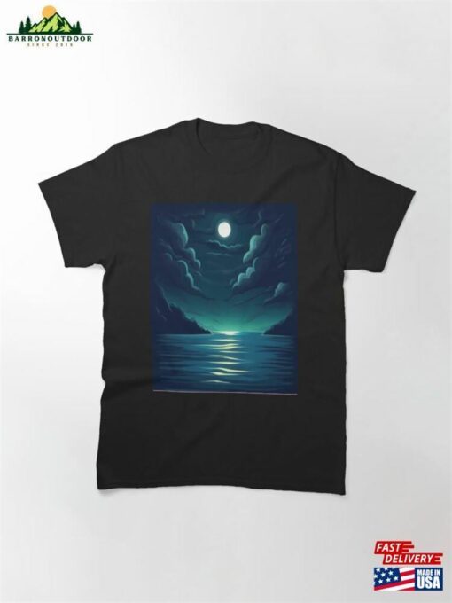 Night At The Ocean Classic T-Shirt Sweatshirt