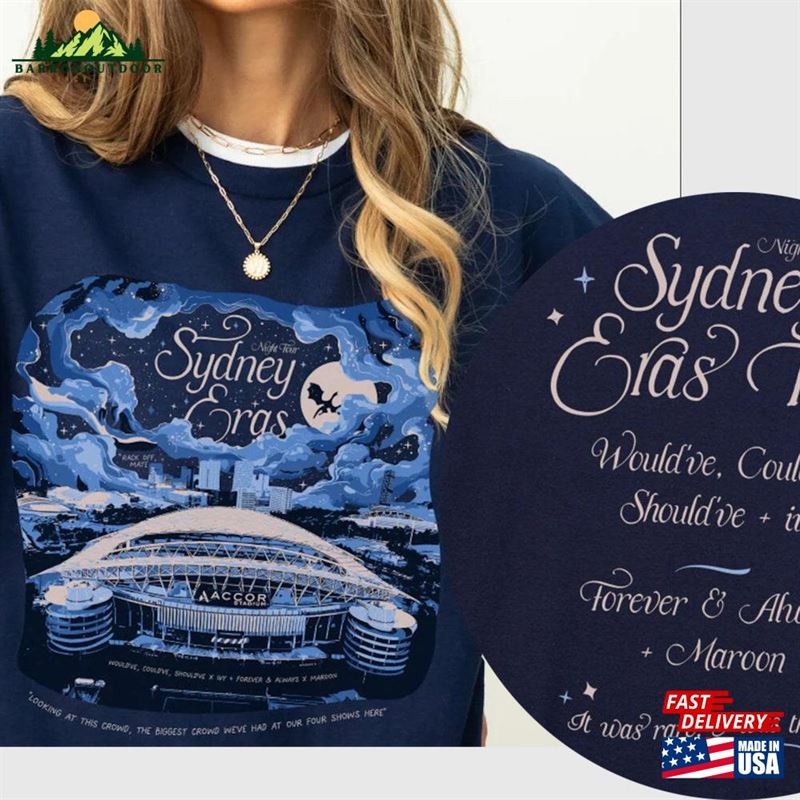 Night Four Sydney Eras Tour Tee Aus Hoodie Unisex Night Four Sydney Eras Tour Tee Aus Hoodie Unisex