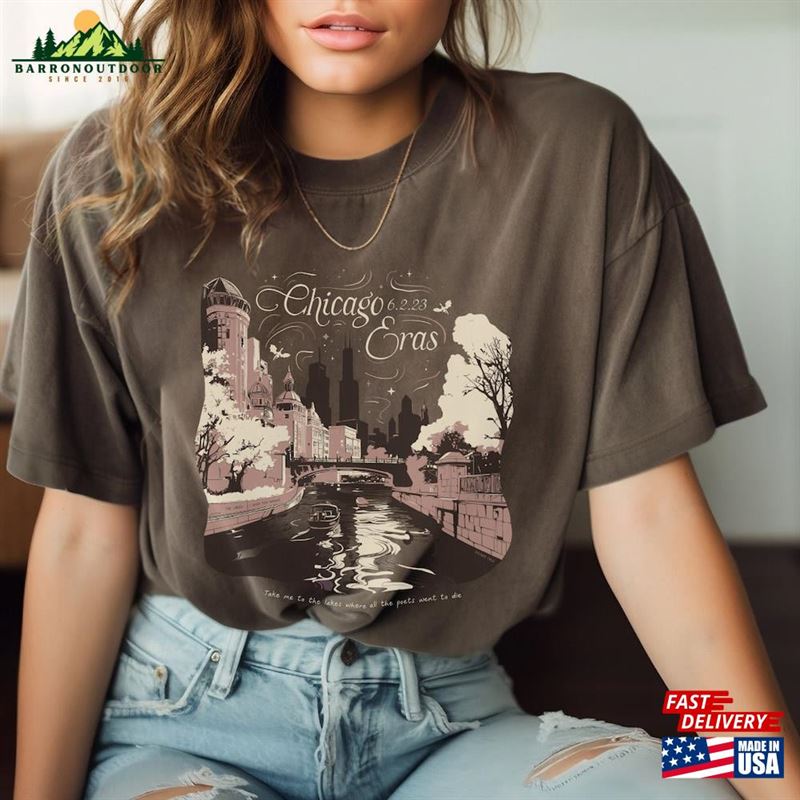 Night One Eras Tour Chicago River Walk Shirt Unisex Classic Night One Eras Tour Chicago River Walk Shirt Unisex Classic