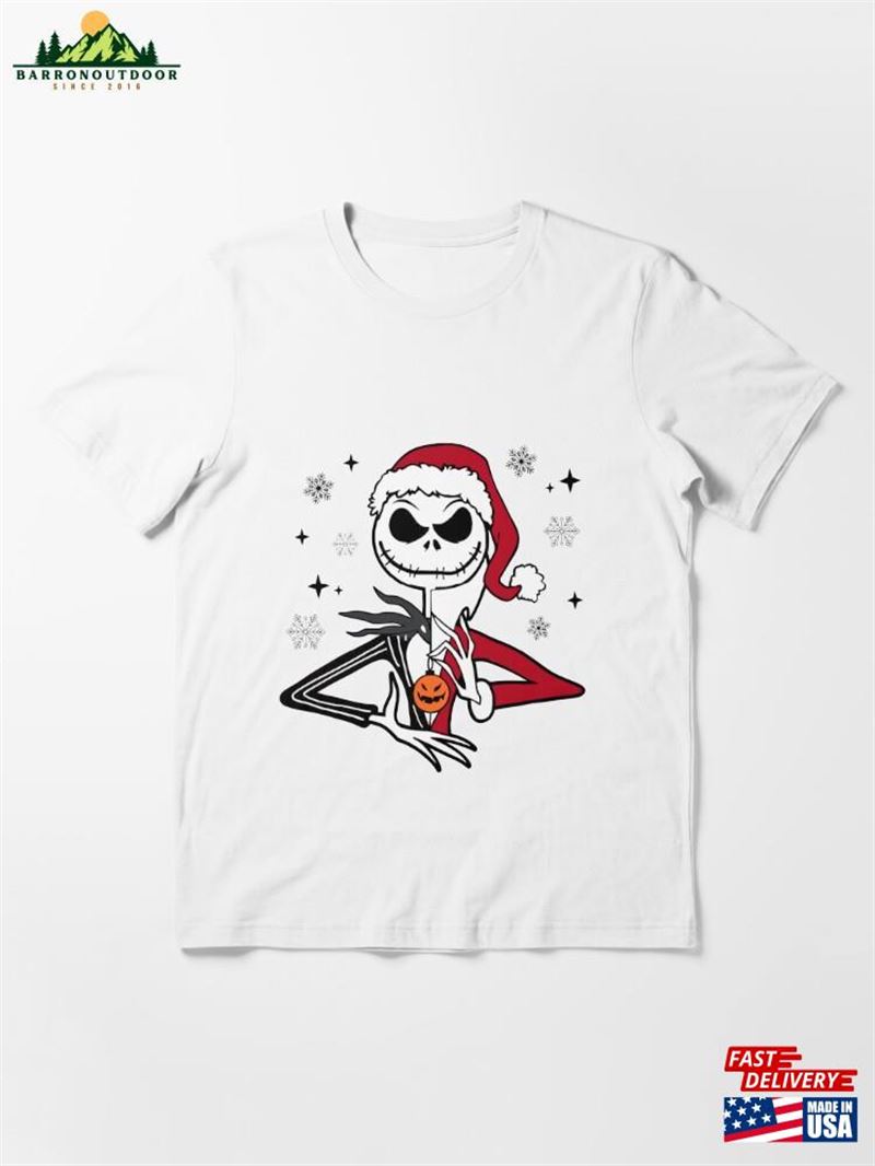 Nightmare Before Christmas Pumkin Essential T-Shirt Hoodie Unisex Nightmare Before Christmas Pumkin Essential T-Shirt Hoodie Unisex