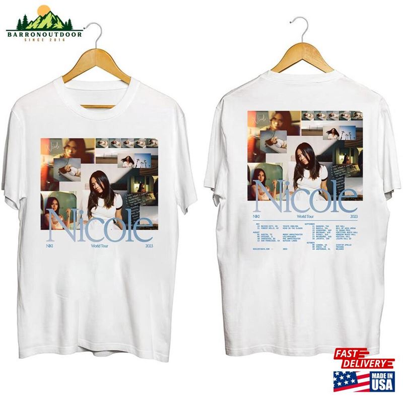 Niki The Nicole World Tour 2023 Shirt Fan Concert For Unisex Hoodie Niki The Nicole World Tour 2023 Shirt Fan Concert For Unisex Hoodie