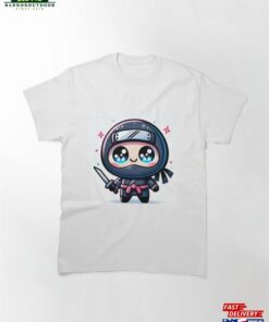 Ninja Cute Stars Classic T-Shirt 1 Ninja Cute Stars Classic T Shirt 2