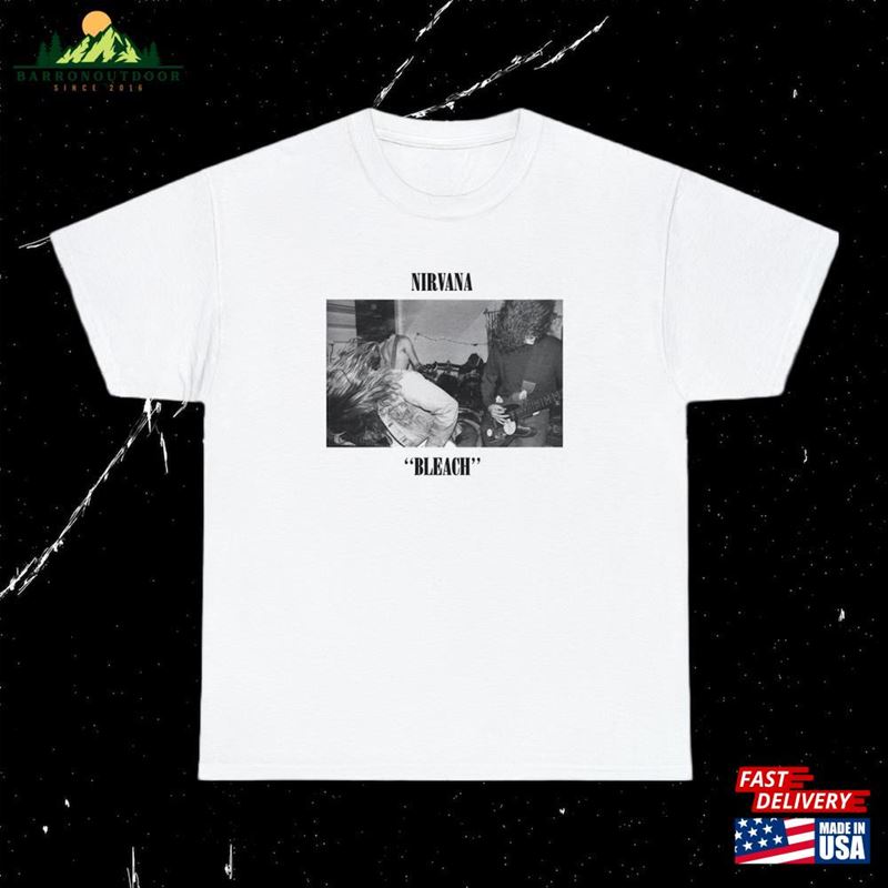 Nirvana Bleach Unisex Cotton Tee Sweatshirt Nirvana Bleach Unisex Cotton Tee Sweatshirt