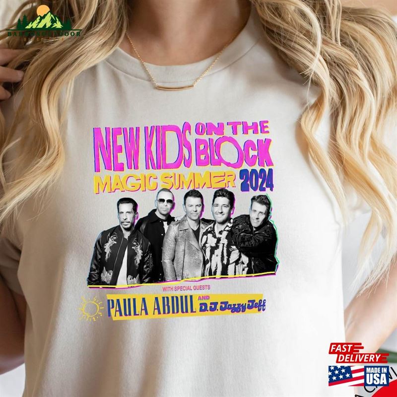 Nkotb Magic Summer 2024 Shirt New Kids On The Block Vintage Group Tour Unisex Sweatshirt Nkotb Magic Summer 2024 Shirt New Kids On The Block Vintage Group Tour Unisex Sweatshirt