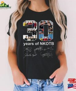 Nkotb New Kids On The Block Shirt Vintage Groupie Concert Tshirt With Signatures Hoodie Sweatshirt 1