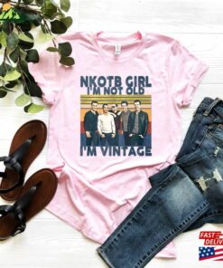 Nkotb Vintage Girl Shirt New Kids On The Block T-Shirt Classic Rock Concert Tee