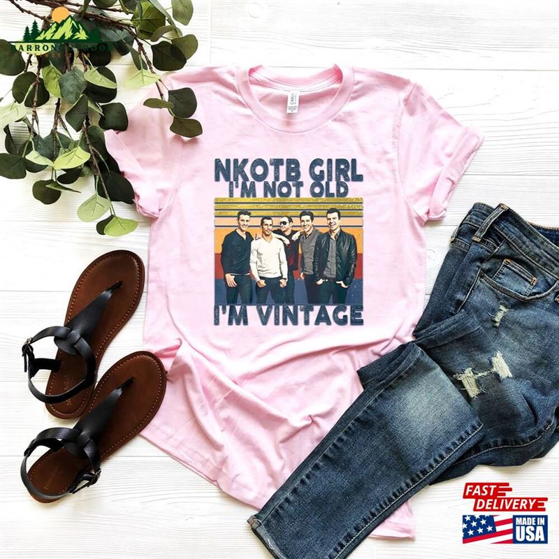 Nkotb Vintage Girl Shirt New Kids On The Block T-Shirt Classic Rock Concert Tee Nkotb Vintage Girl Shirt New Kids On The Block T-Shirt Classic Rock Concert Tee