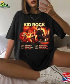 No Snow Flakes Tour Kid Rock Shirt 2023 World T-Shirt Father Sweatshirt Unisex