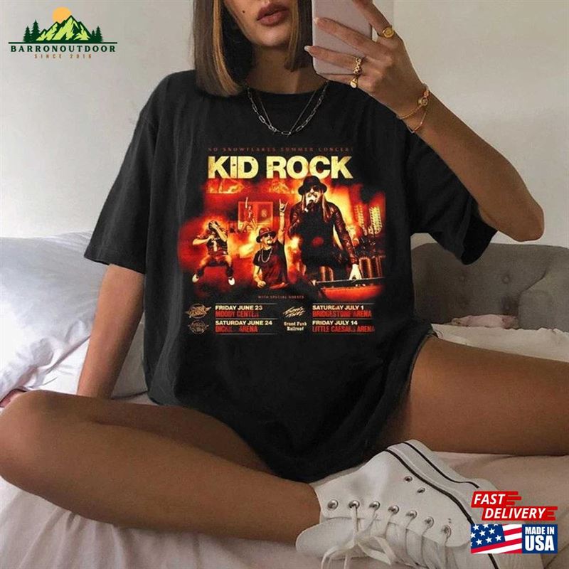 No Snow Flakes Tour Kid Rock Shirt 2023 World T-Shirt Father Sweatshirt Unisex No Snow Flakes Tour Kid Rock Shirt 2023 World T-Shirt Father Sweatshirt Unisex