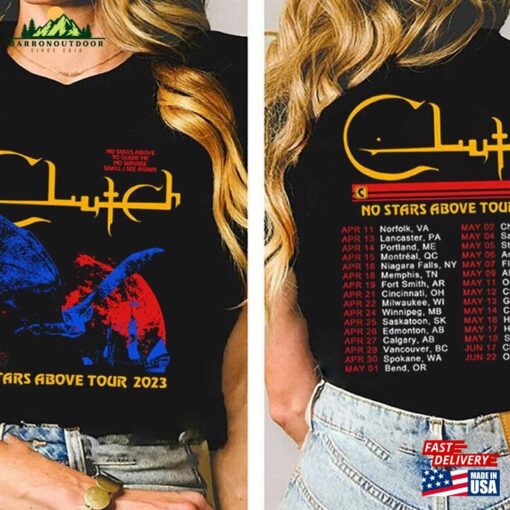 No Stars Above Tour 2023 T-Shirt Clutch Graphic Sweatshirt Unisex