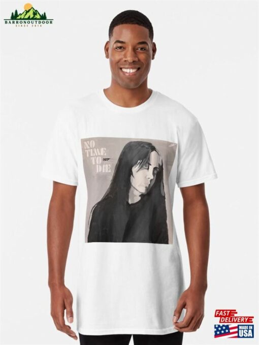 No Time To Die Album Cover Painting Long T-Shirt Hoodie