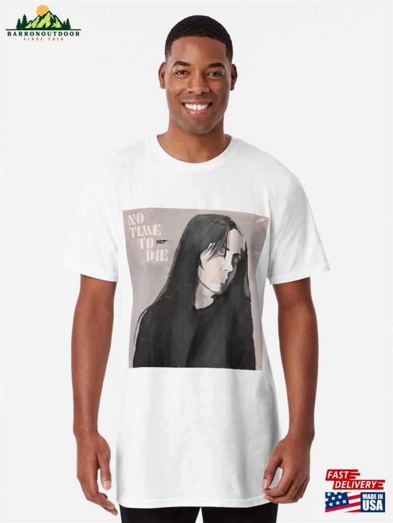 No Time To Die Album Cover Painting Long T-Shirt Hoodie No Time To Die Album Cover Painting Long T-Shirt Hoodie