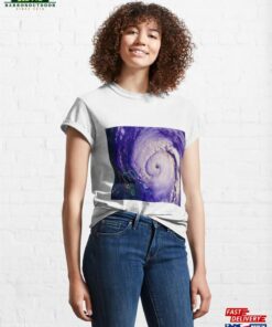 Noaa Satellite Image Of Hurricane Fran Near Usa (E155 0082) Classic T-Shirt Hoodie Unisex