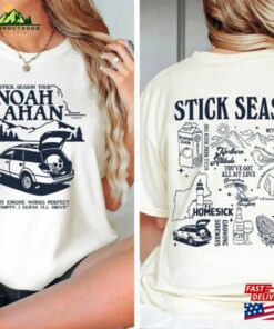 Noah Kahan 2 Sides Stick Season Tour Shirt Country Music Comfort Color Hoodie T-Shirt