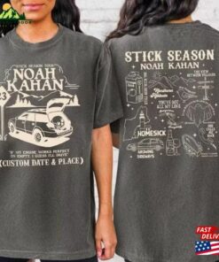 Noah Kahan Comfort Colors Shirt Personalized Tour Fan Gift Unisex Hoodie