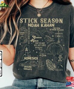 Noah Kahan Doodle Art Shirt Folk Pop Music Sweat Hoodie T-Shirt