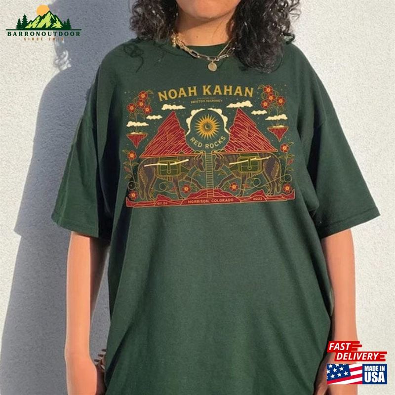 Noah Kahan Red Rocks 2023 T-Shirt Tour Merch Gift For Fan Shirt Sweatshirt Hoodie Noah Kahan Red Rocks 2023 T-Shirt Tour Merch Gift For Fan Shirt Sweatshirt Hoodie