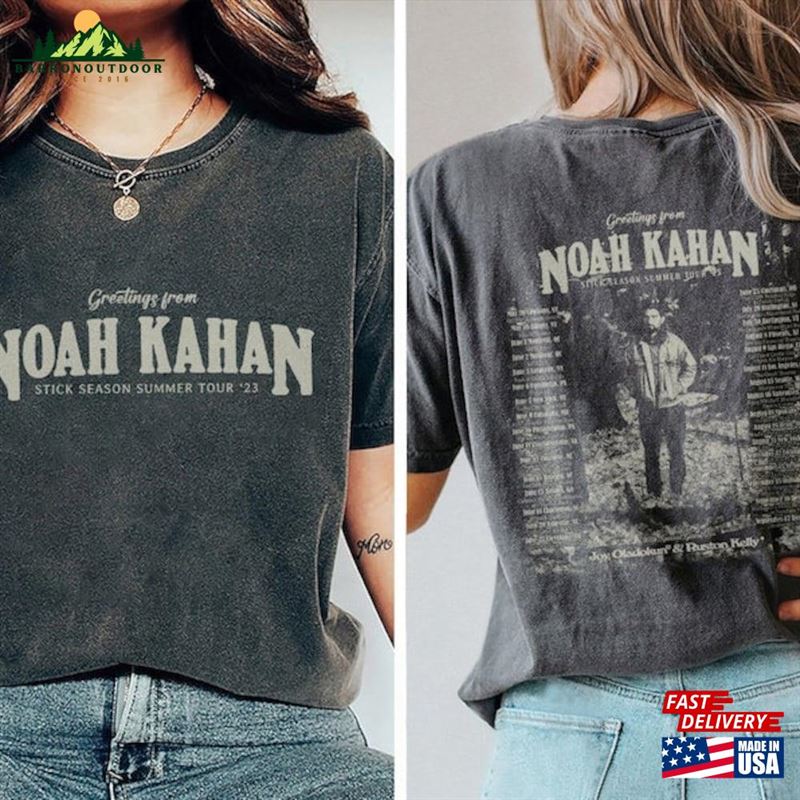 Noah Kahan Shirt Stick Season 2023 Tour Retro Country Music Sweatshirt T-Shirt Noah Kahan Shirt Stick Season 2023 Tour Retro Country Music Sweatshirt T-Shirt