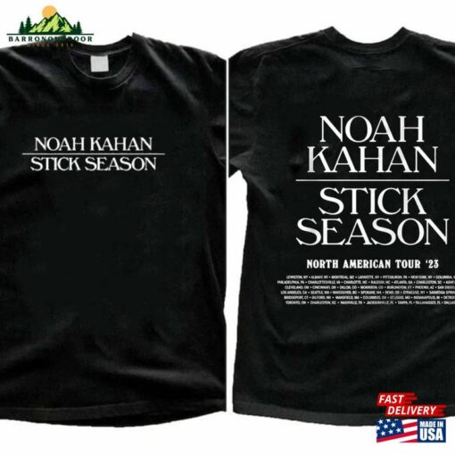 Noah Kahan Shirt Stick Season 2023 Tour Retro Country Music Sweatshirt Unisex