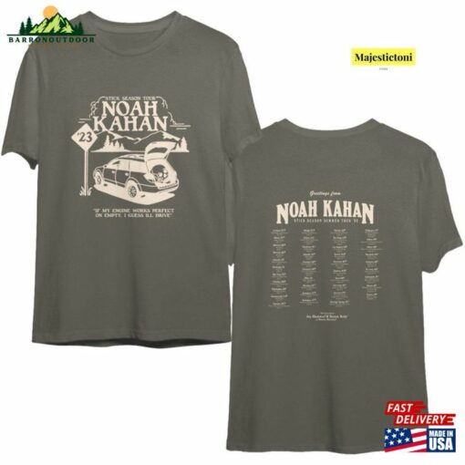Noah Kahan Shirt Stick Season Tour T-Shirt Merch Hoodie