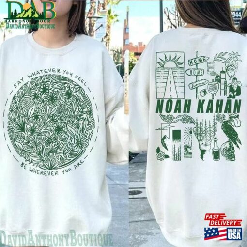 Noah Kahan Shirt Sweatshirt Fans Gifts Stick Season Tour Unisex T-Shirt