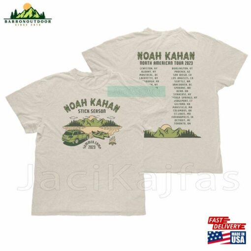 Noah Kahan Stick Season 2023 Tour Shirt Camp Tee Pop Music Sweatshirt T-Shirt