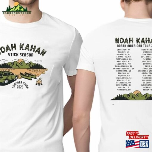 Noah Kahan Stick Season 2023 Tour Shirt Pop Music Gift For Fan Classic Unisex