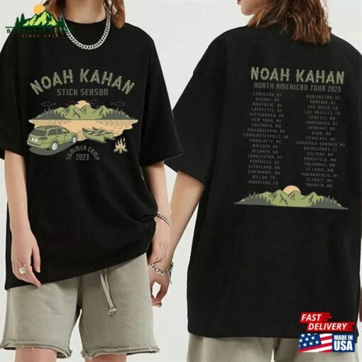Noah Kahan Stick Season 2023 Tour Shirt Pop Music Gift For Fan Unisex Hoodie