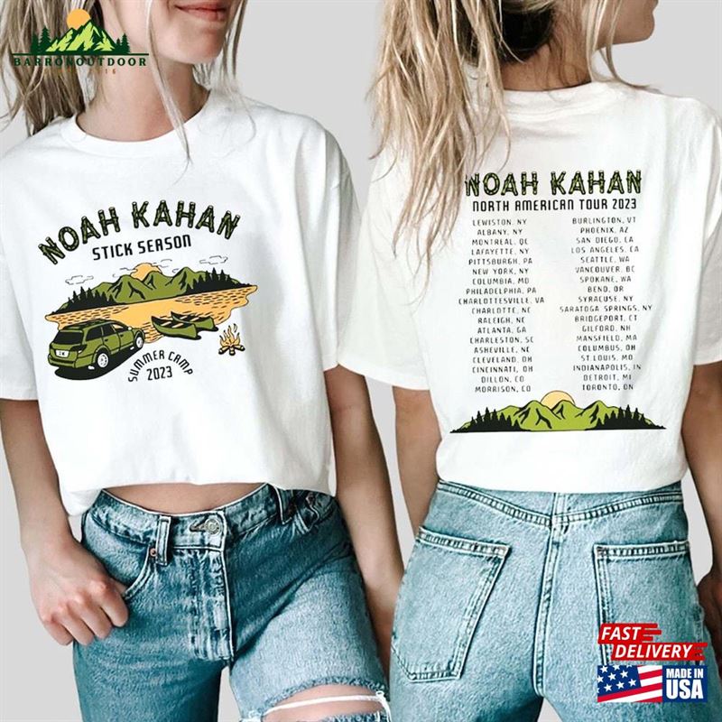 Noah Kahan Stick Season Album 2023 Tour Summer Camp Sweatshirt Sticky Double Side Print T-Shirts T-Shirt Hoodie Noah Kahan Stick Season Album 2023 Tour Summer Camp Sweatshirt Sticky Double Side Print T-Shirts T-Shirt Hoodie