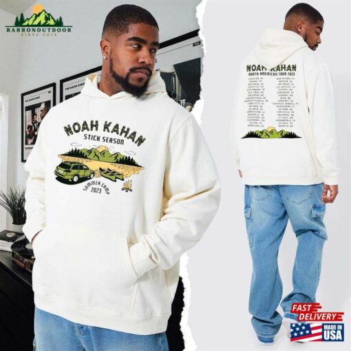 Noah Kahan Stick Season Album 2023 Tour Summer Camp Sweatshirt Sticky Double Side Print T-Shirts T-Shirt Hoodie
