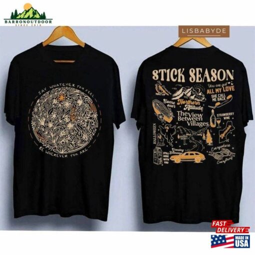 Noah Kahan Stick Season Tour Shirt Folk Pop Music Hoodie T-Shirt