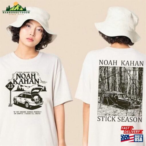 Noah Kahan T-Shirt Stick Season 2023 Tour Shirt Pop Music Sweatshirt Hoodie