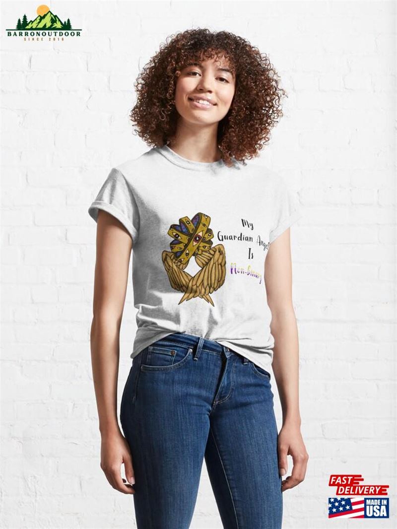 Non Binary Guardian Angel Classic T-Shirt Hoodie Non Binary Guardian Angel Classic T-Shirt Hoodie