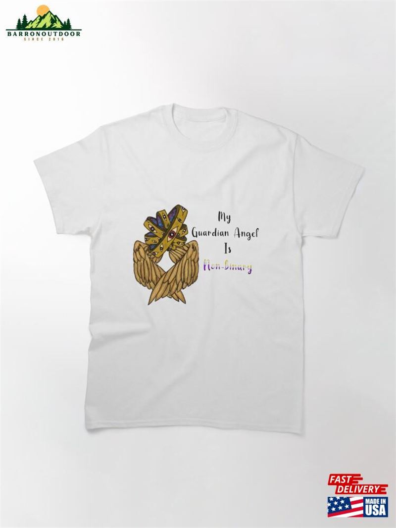 Non Binary Guardian Angel Classic T-Shirt Hoodie Non Binary Guardian Angel Classic T-Shirt Hoodie