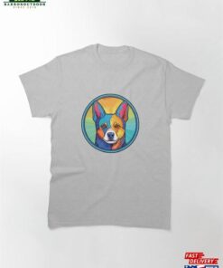 Norrbottenspets Dog Breed Colorful Watercolor Illustration Classic T-Shirt