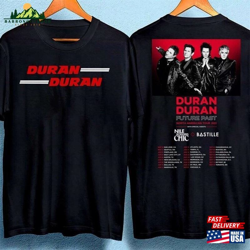 North American Tour 2023 Duran Future Past Music Shirt Band Unisex T-Shirt Hoodie North American Tour 2023 Duran Future Past Music Shirt Band Unisex T-Shirt Hoodie