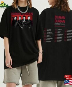 North American Tour 2023 Duran Future Past Png Shirt Music Unisex Classic 1