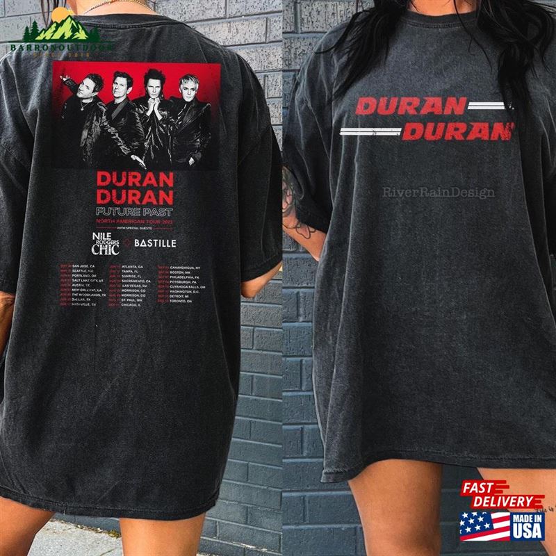 North American Tour 2023 Duran Future Past Shirt Music T-Shirt Hoodie North American Tour 2023 Duran Future Past Shirt Music T-Shirt Hoodie