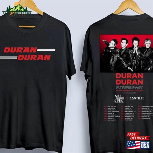 North American Tour 2023 Duran Future Past Shirt Music T-Shirt Hoodie